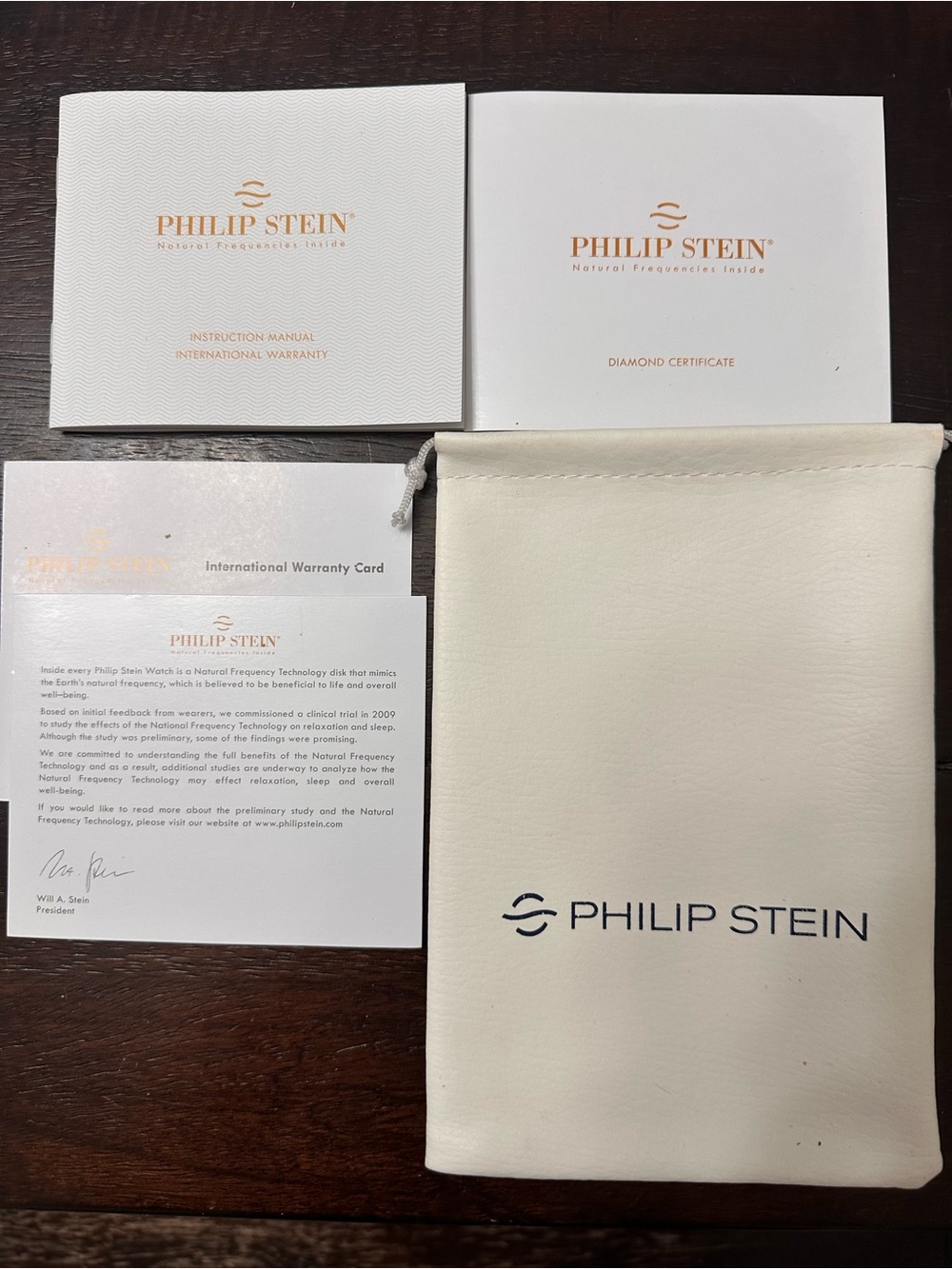 Philip Stein Signature Dual Time Diamond Watch Complete Set-5 Genuine Straps-box - Picture 11 of 16